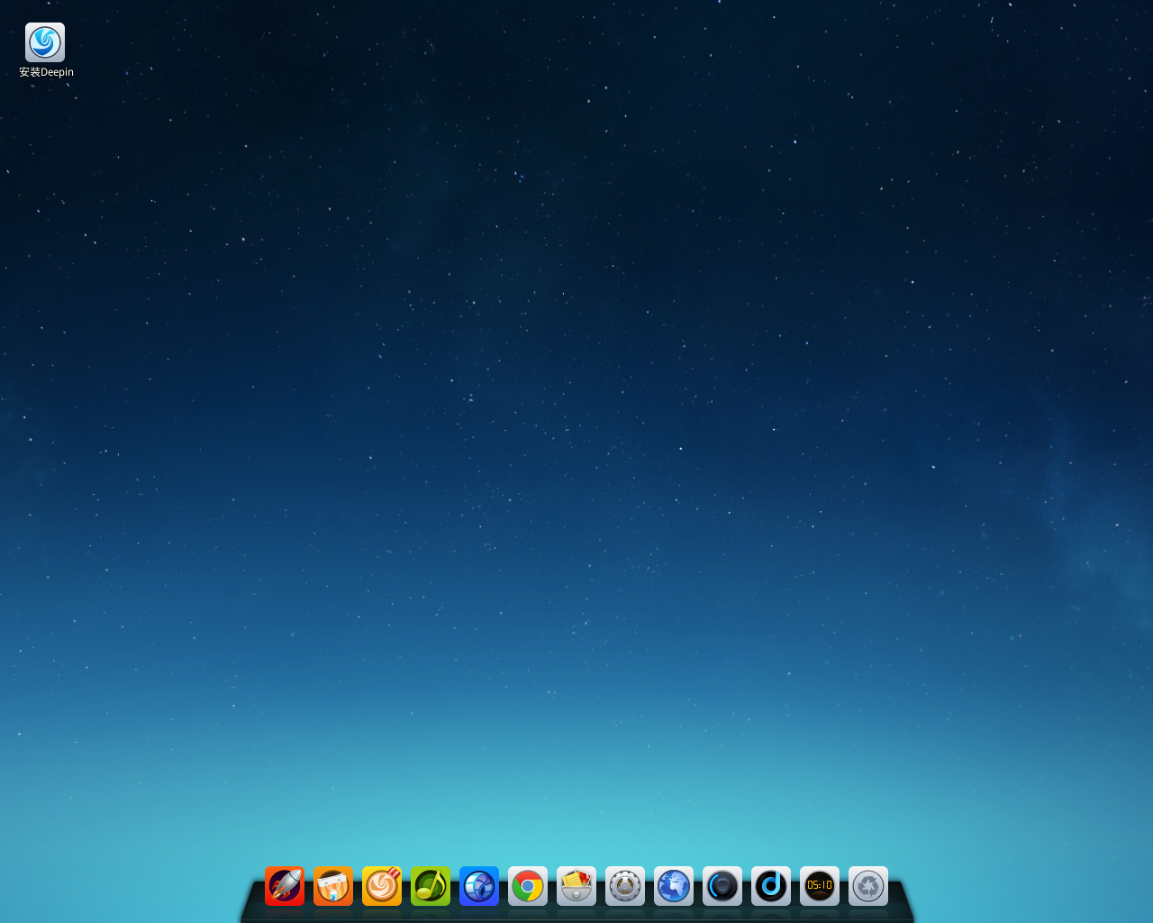 deepin desktop screenshot: 2014.1