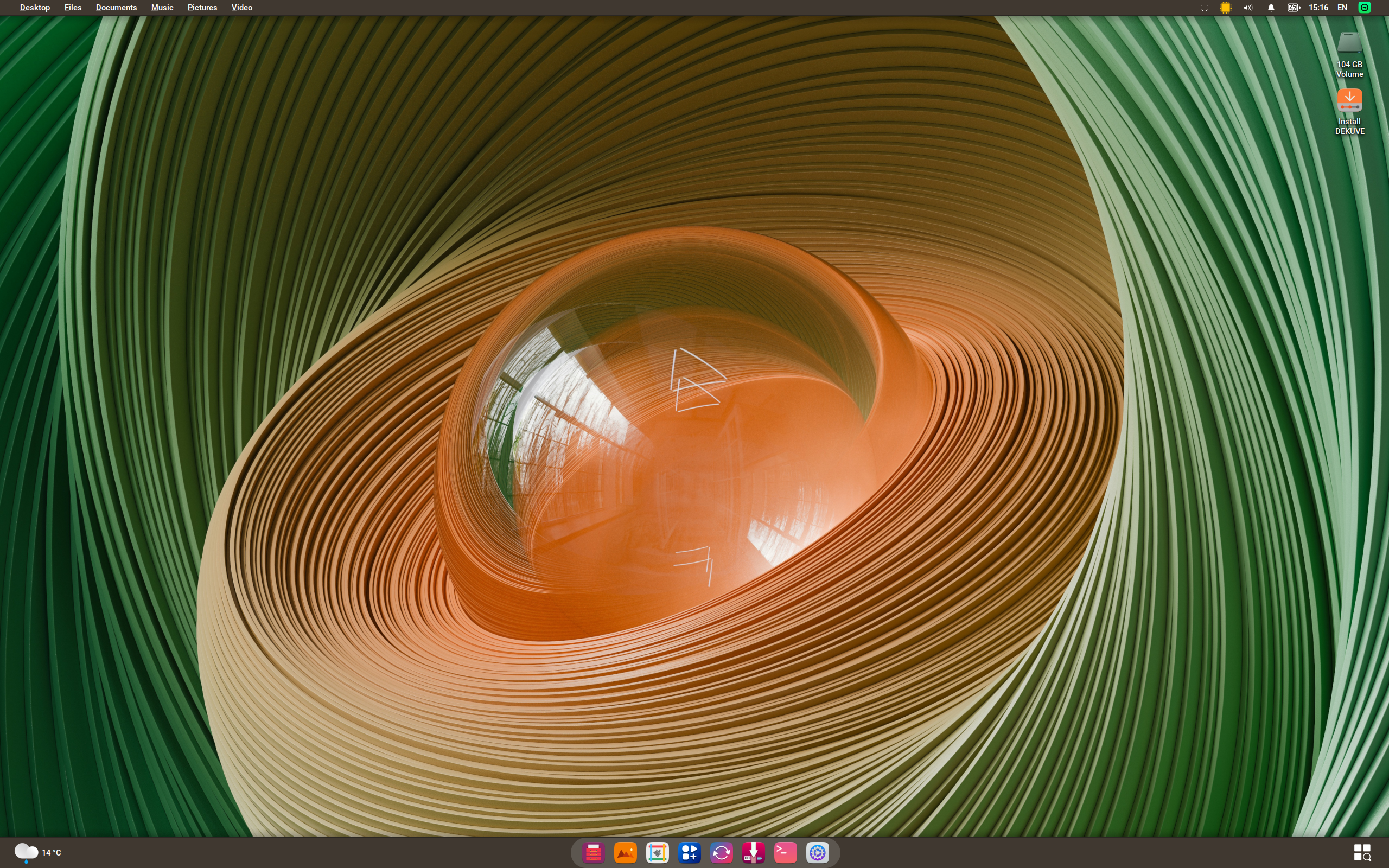 DEKUVE desktop screenshot: 2.1