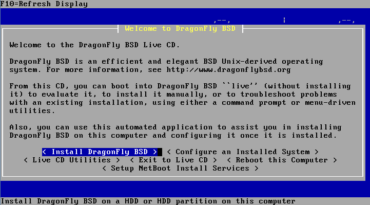 DragonFly desktop screenshot: 1.4