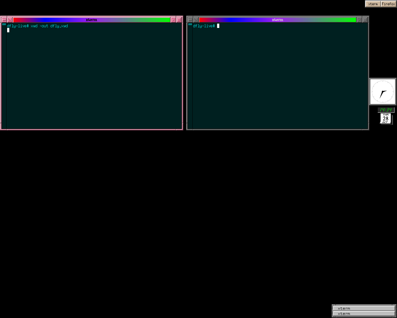 DragonFly desktop screenshot: 2.8.1
