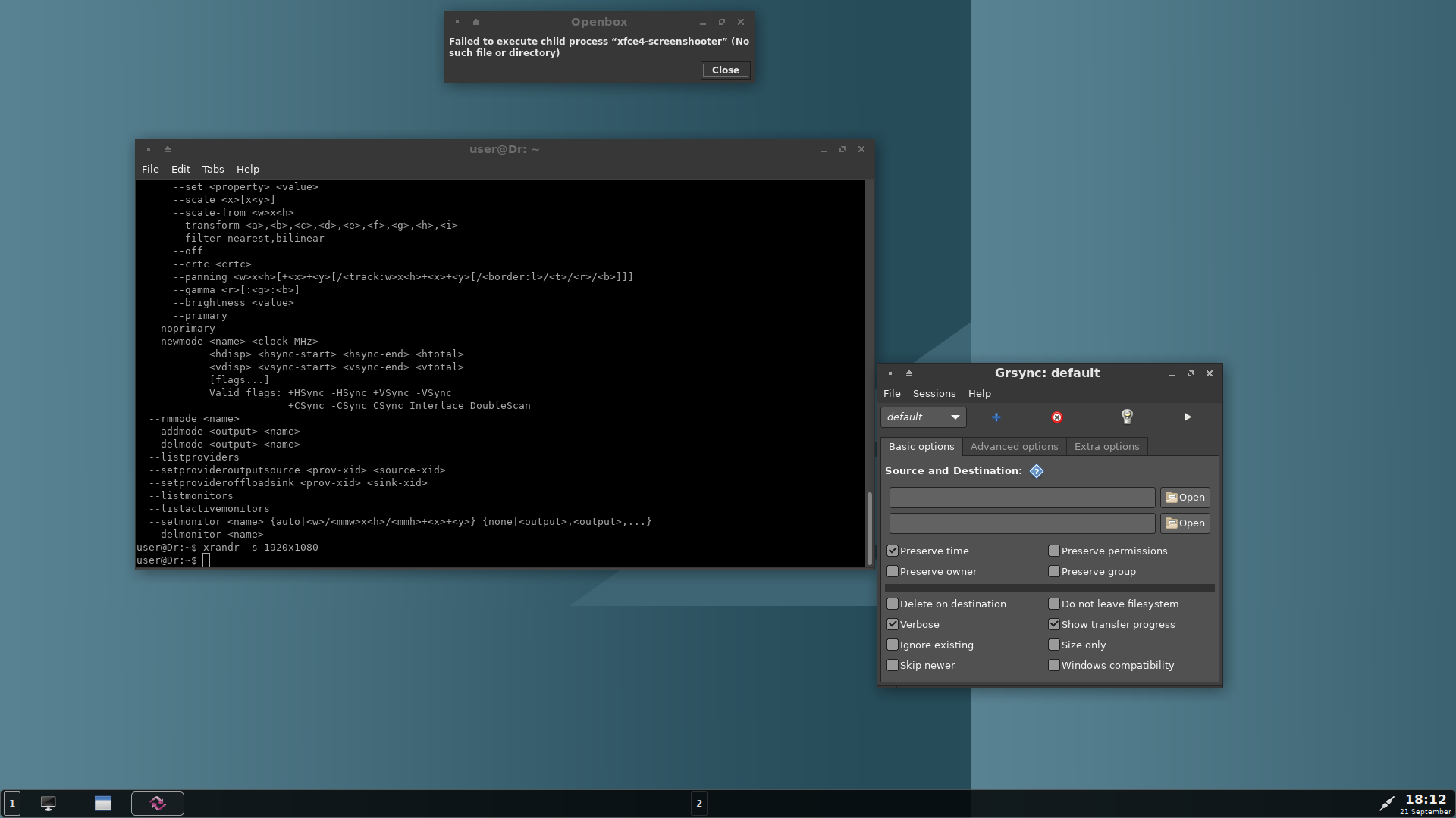 Dr.Parted desktop screenshot: 23.09 exploring