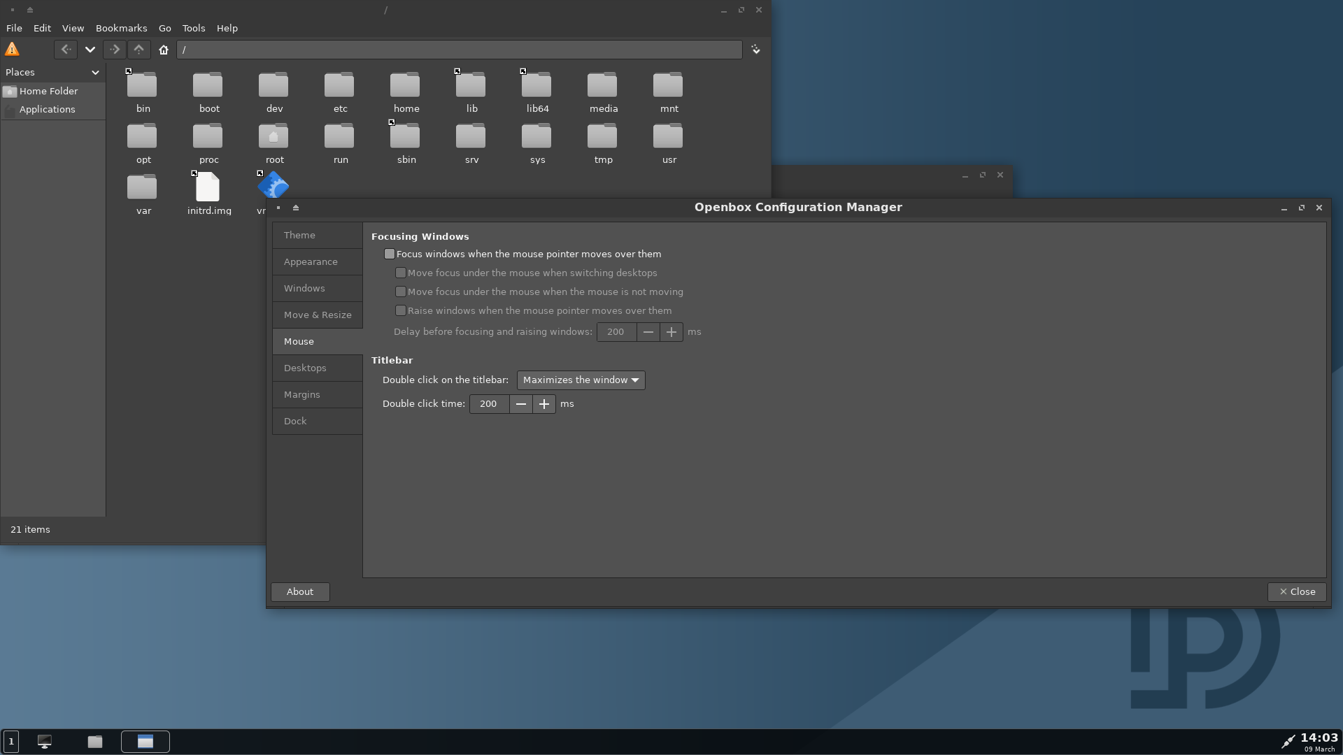 Dr.Parted desktop screenshot: 24.03 settings