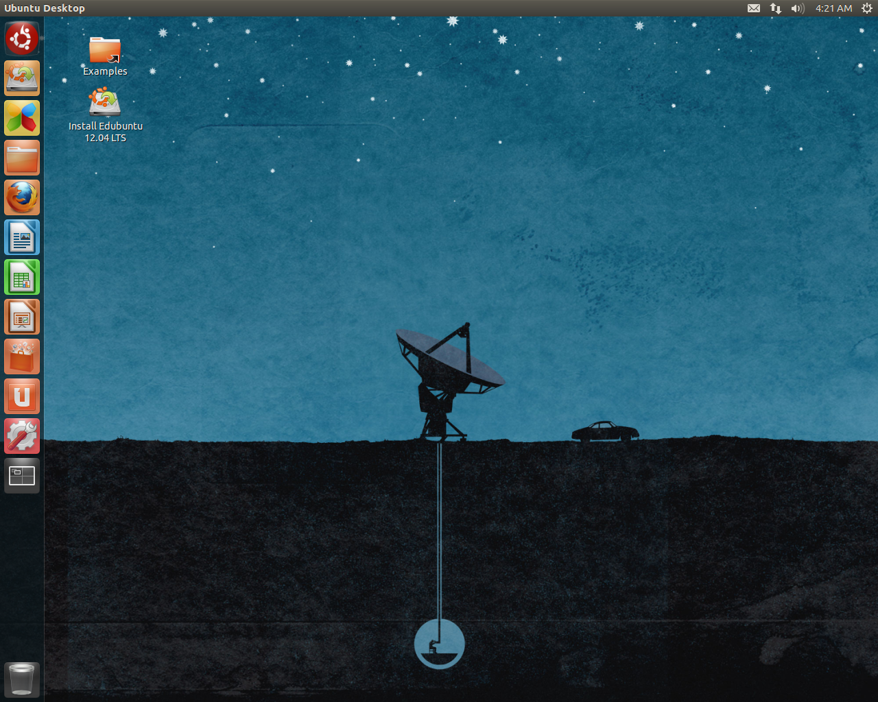 Edubuntu desktop screenshot: 12.04