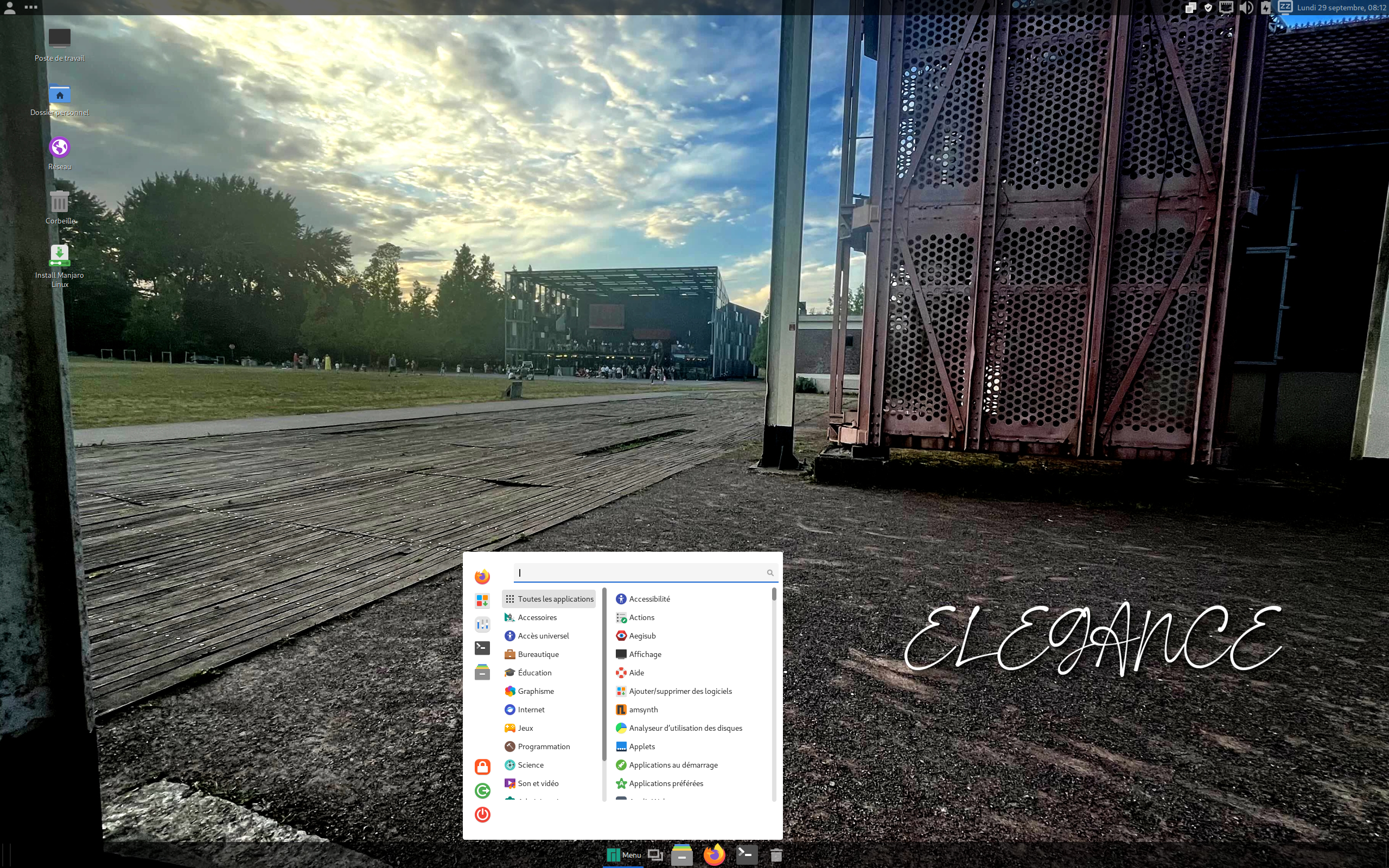 ELEGANCE desktop screenshot: 25.0.8