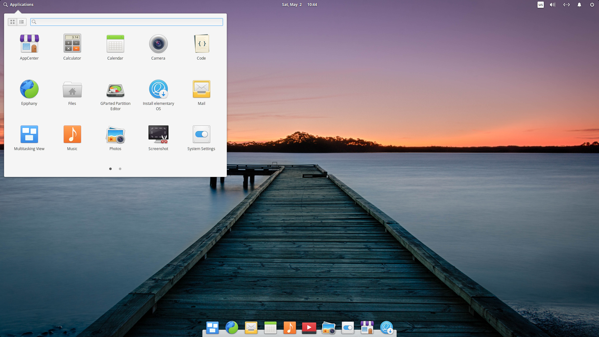 elementary desktop screenshot: 5.1.4