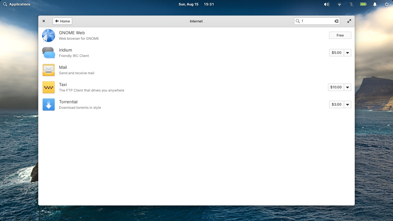 elementary desktop screenshot: 6.0 appcenter1