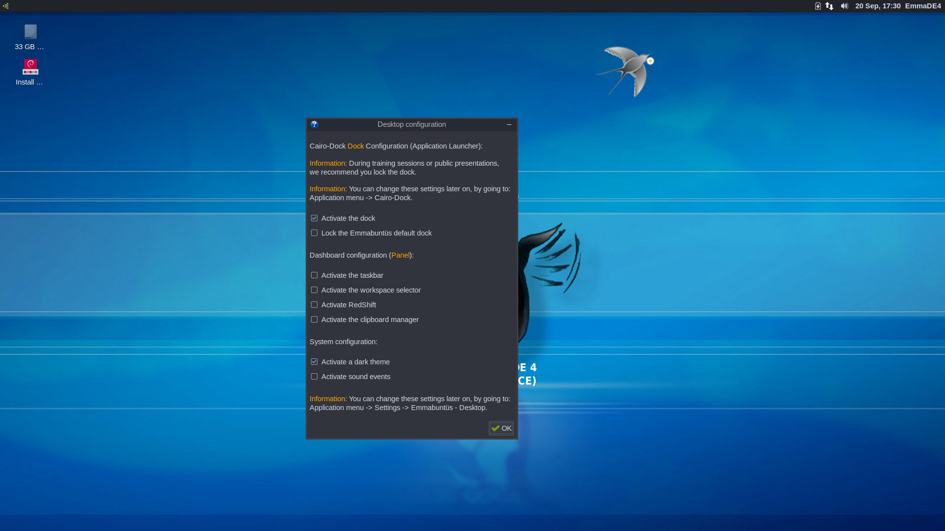 Emmabuntüs desktop screenshot: de4