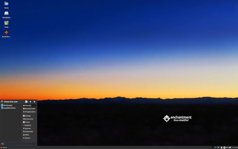 Enchantment desktop screenshot: Distribution overview