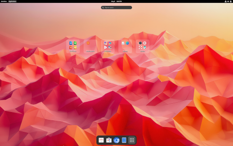 Endless desktop screenshot: Distribution overview