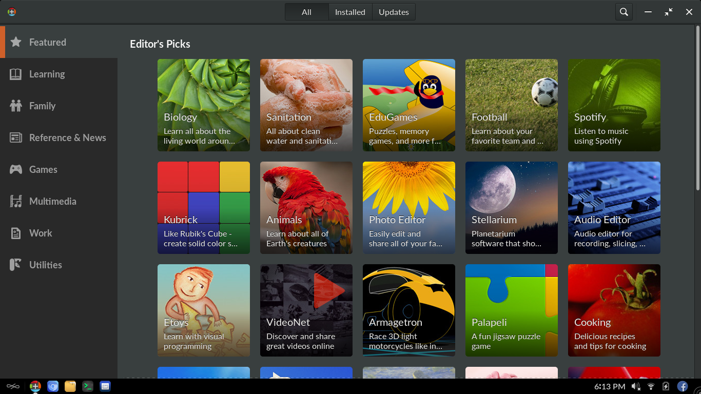 Endless desktop screenshot: 3.0.5 software
