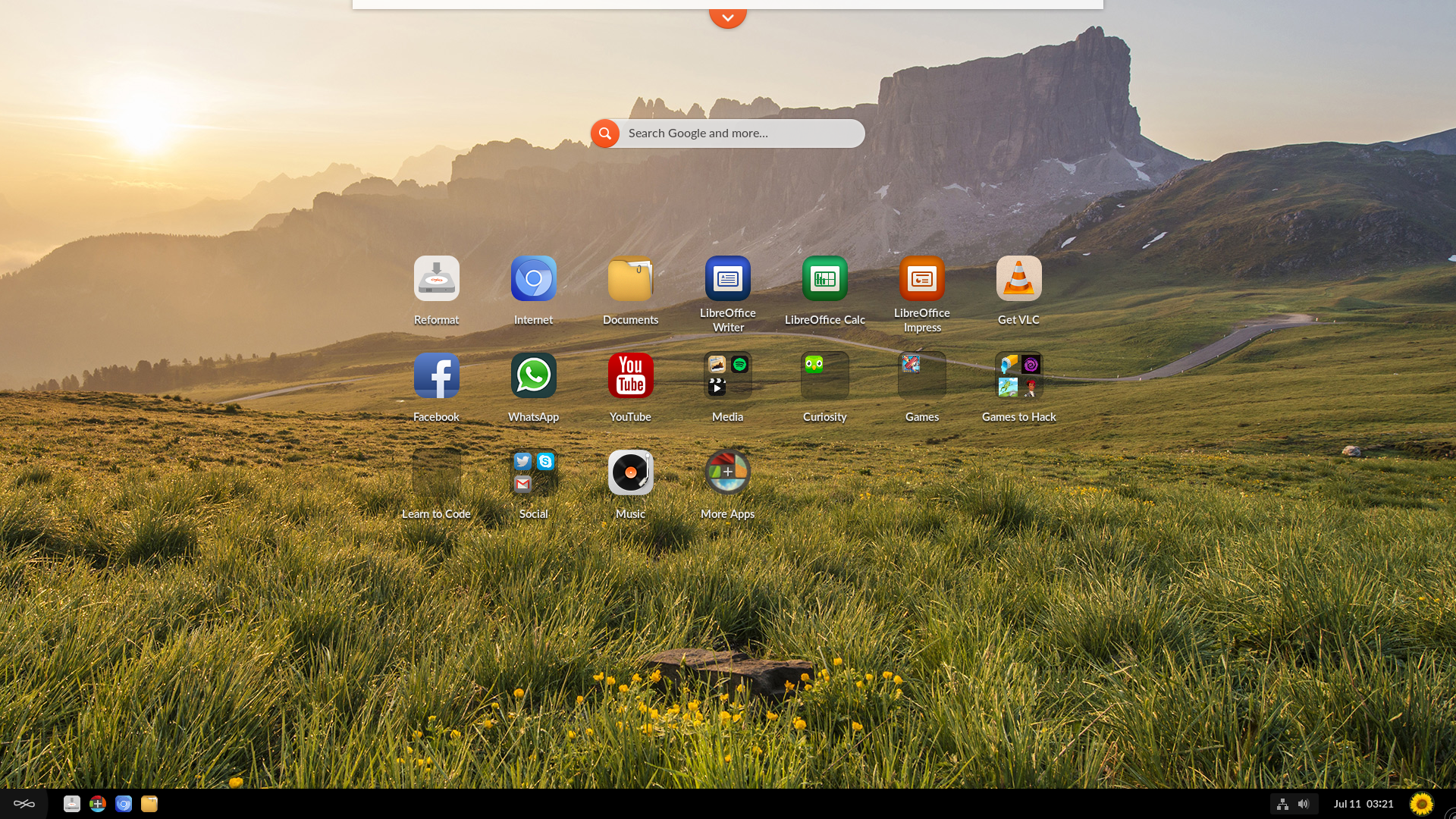 Endless desktop screenshot: 3.6.1