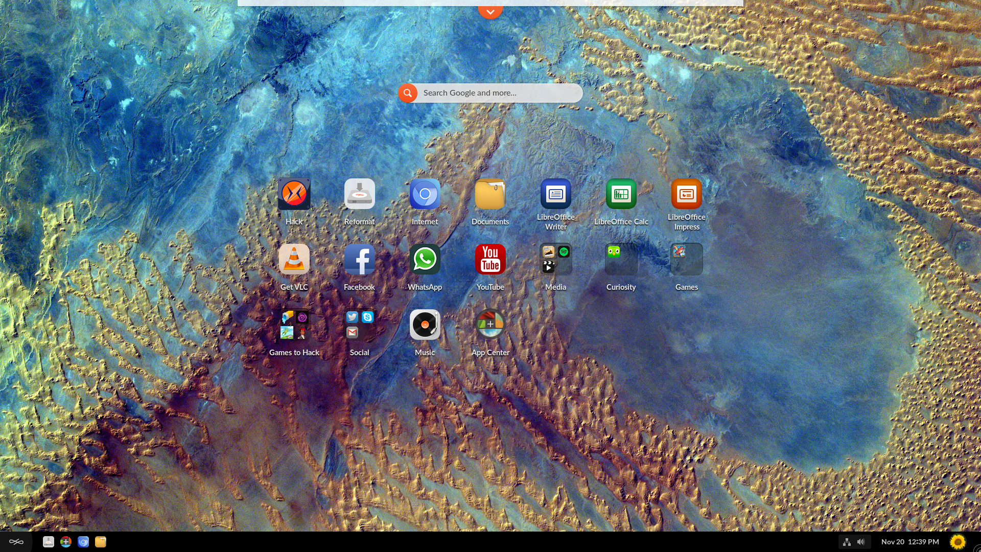 Endless desktop screenshot: 3.7.4