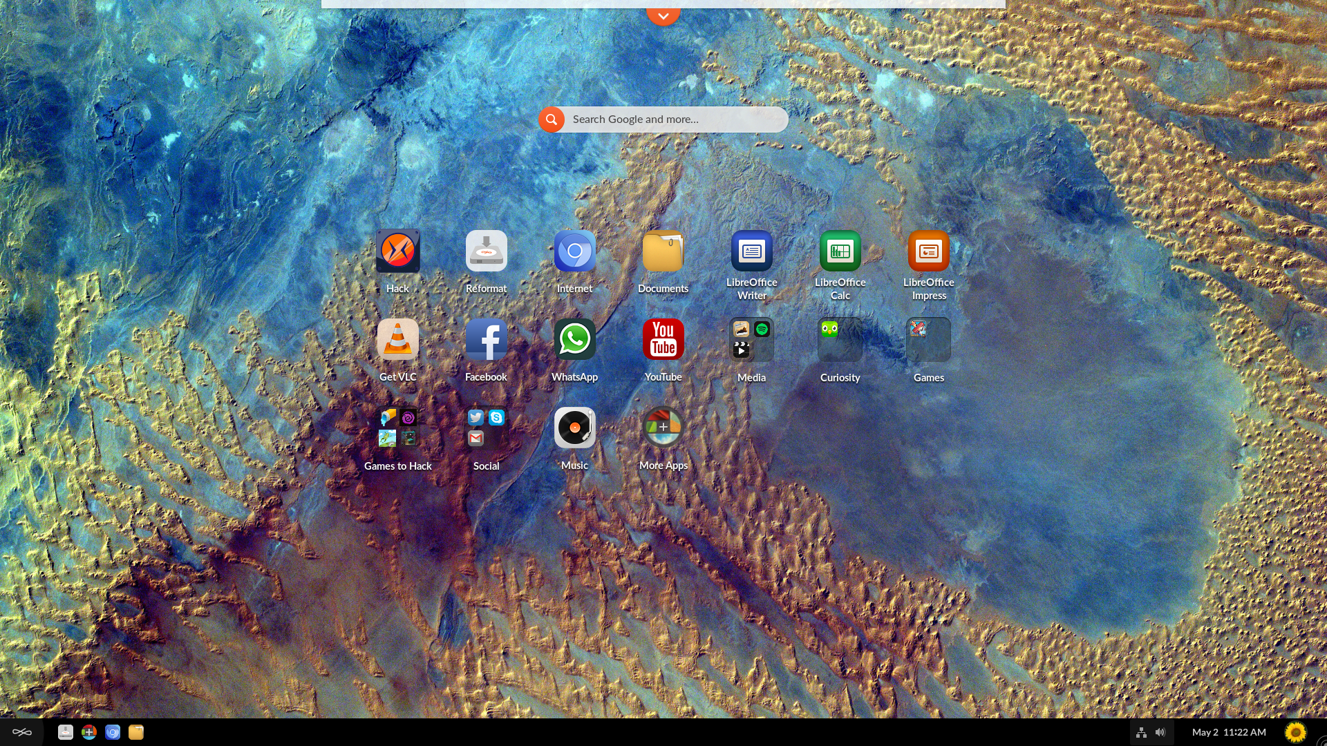 Endless desktop screenshot: 3.8.0