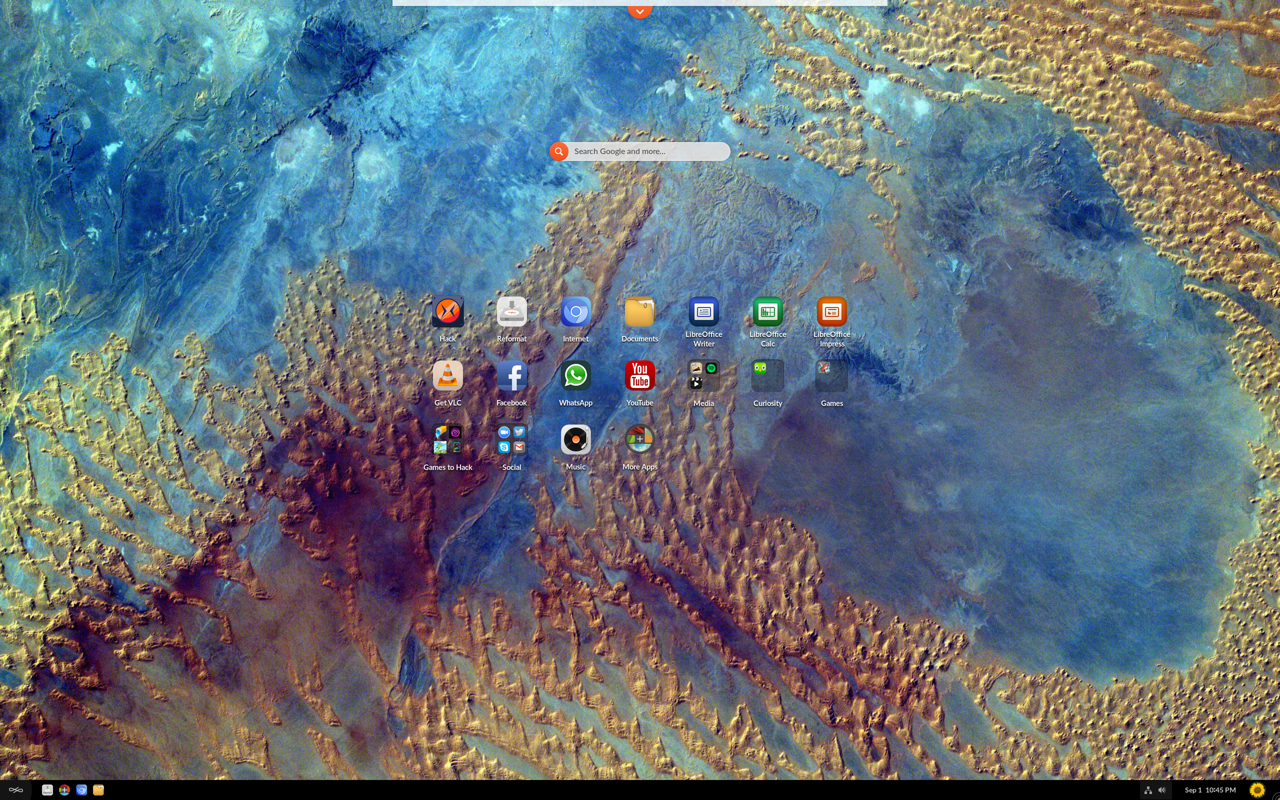 Endless desktop screenshot: 3.8.6