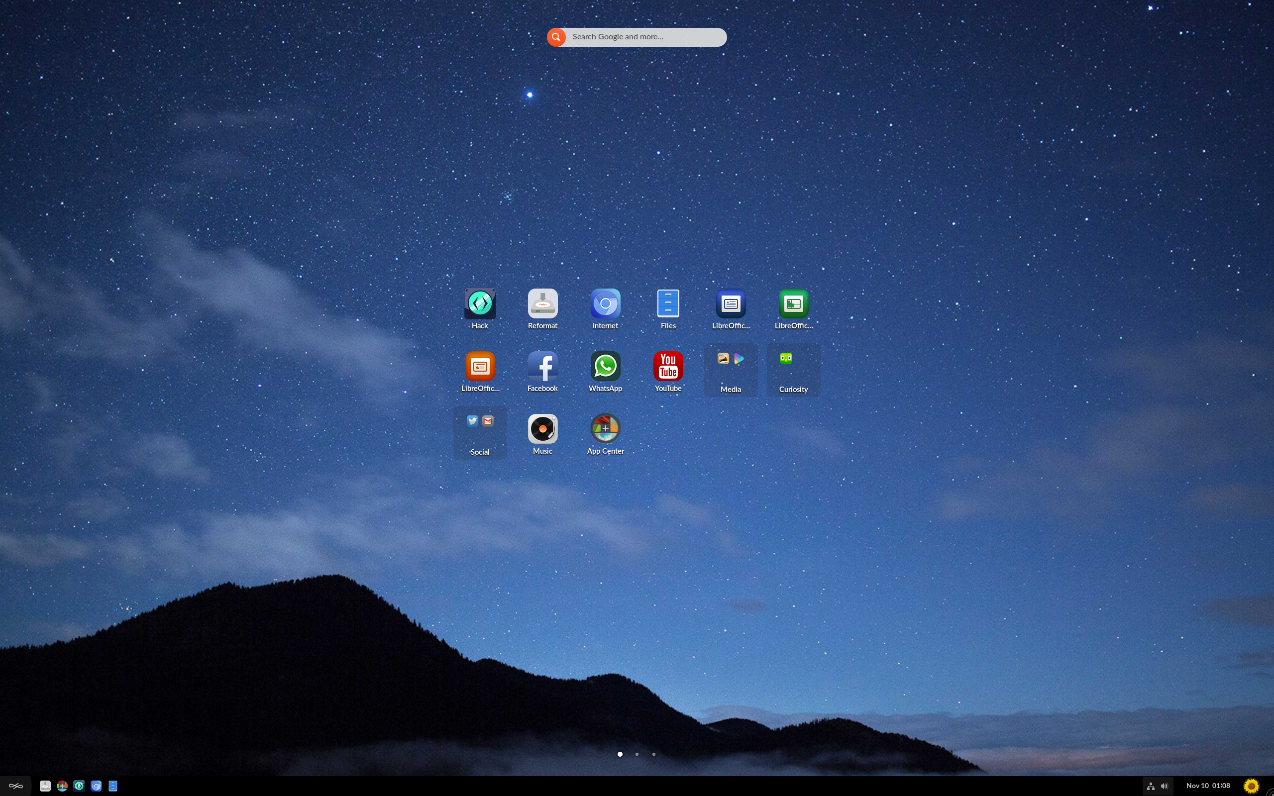 Endless desktop screenshot: 3.9.0