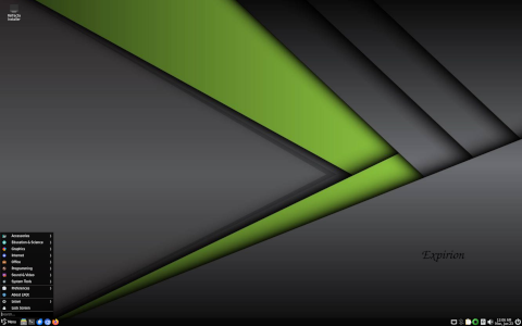 Expirion desktop screenshot: Distribution overview