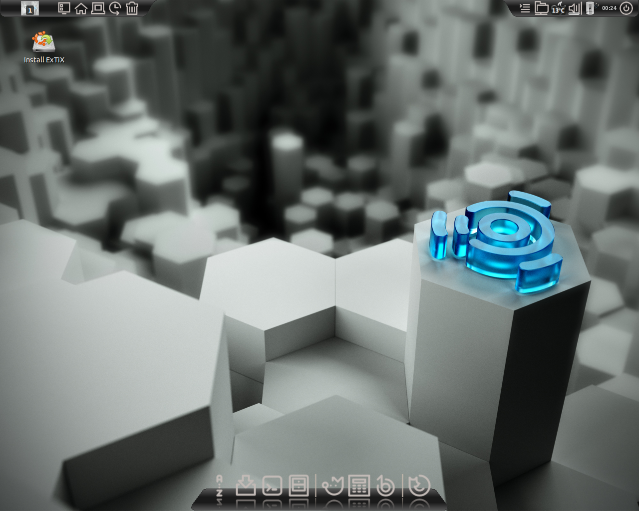ExTiX desktop screenshot: 13