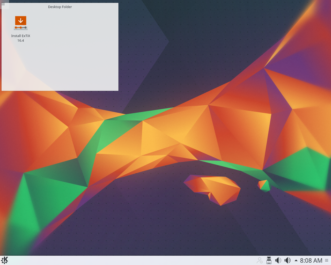 ExTiX desktop screenshot: 16.4