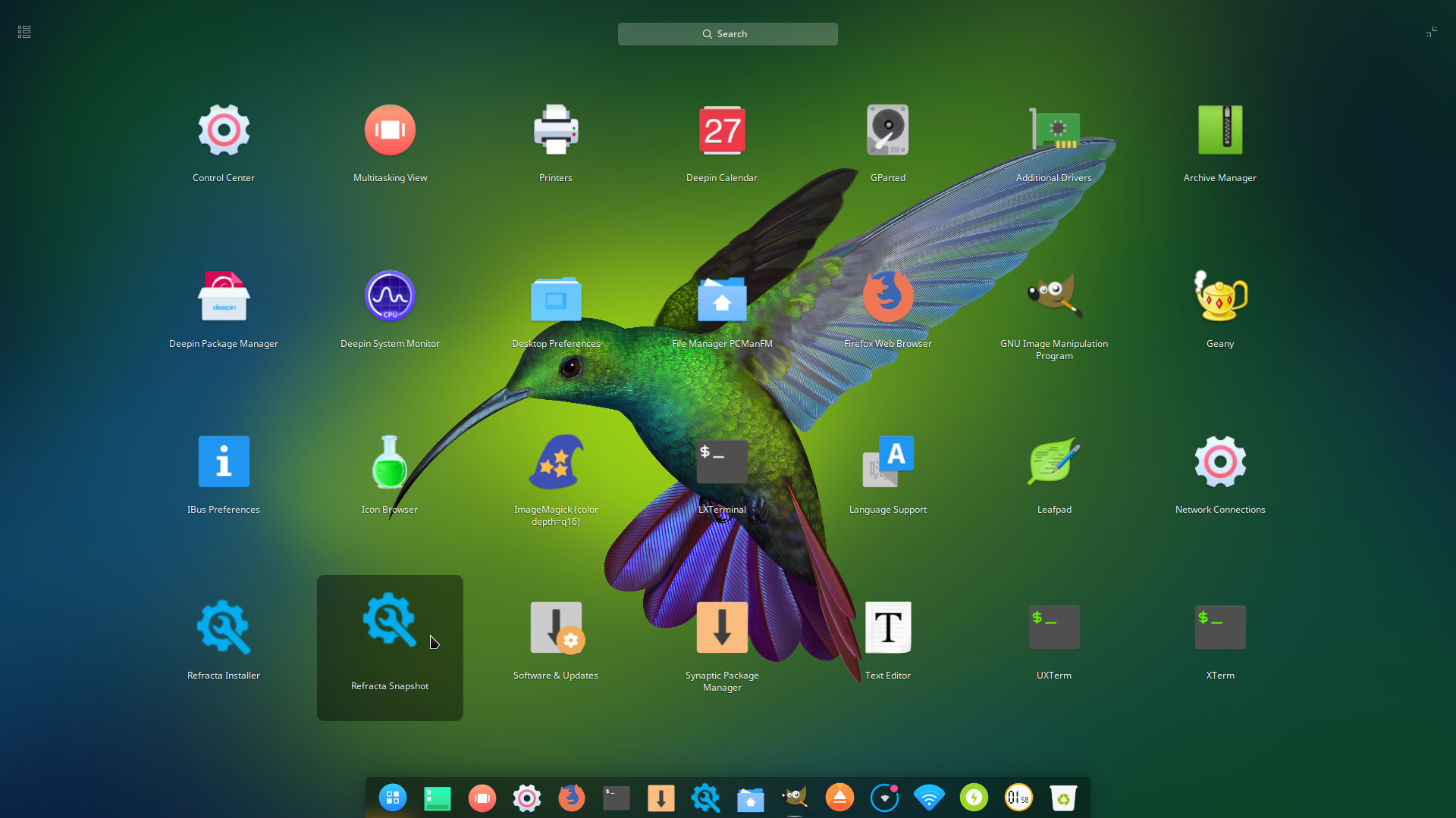 ExTiX desktop screenshot: 18.0