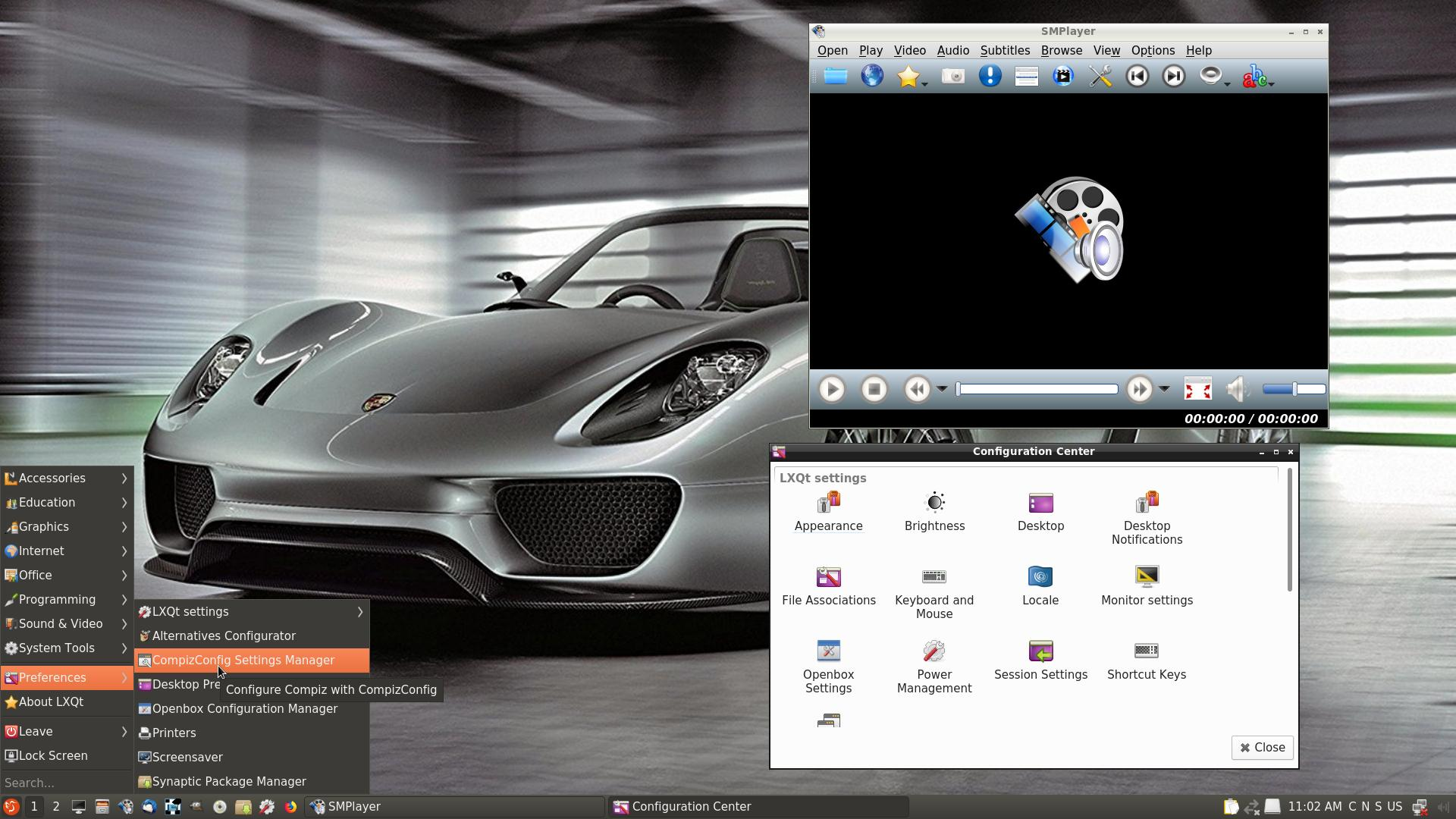ExTiX desktop screenshot: 18.7