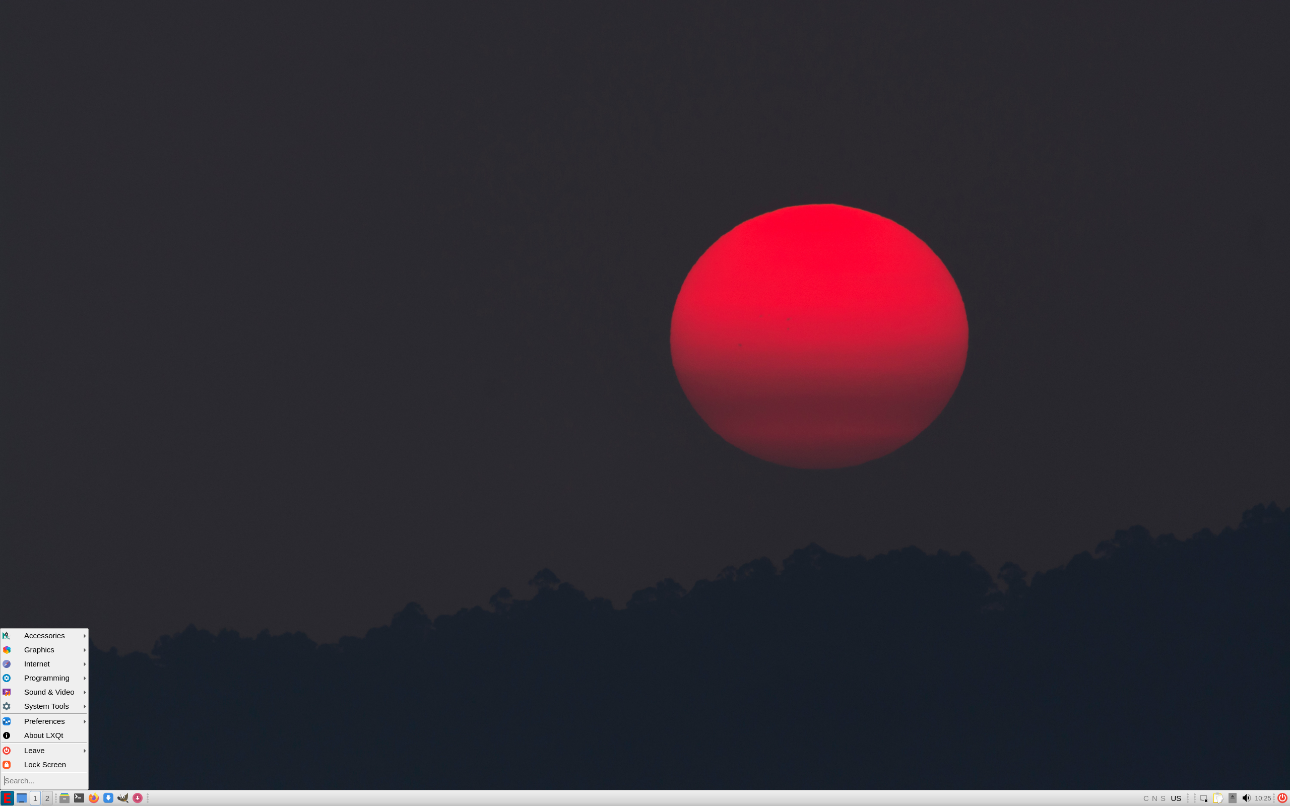 ExTiX desktop screenshot: 21.5