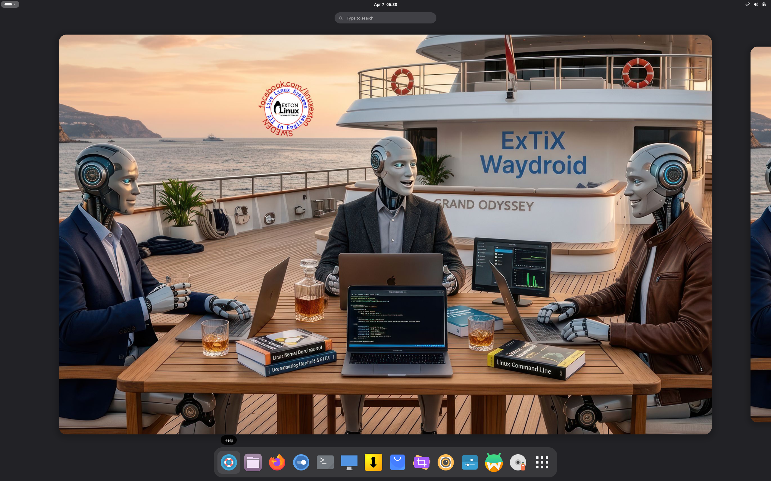 ExTiX desktop screenshot: 26.4