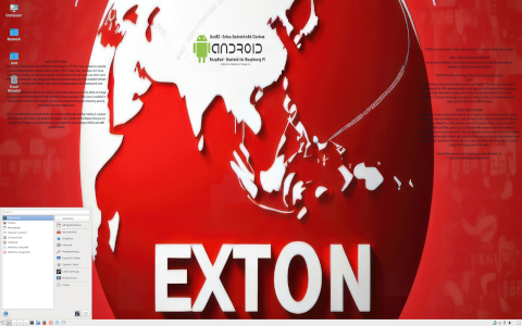 Exton desktop screenshot: Distribution overview
