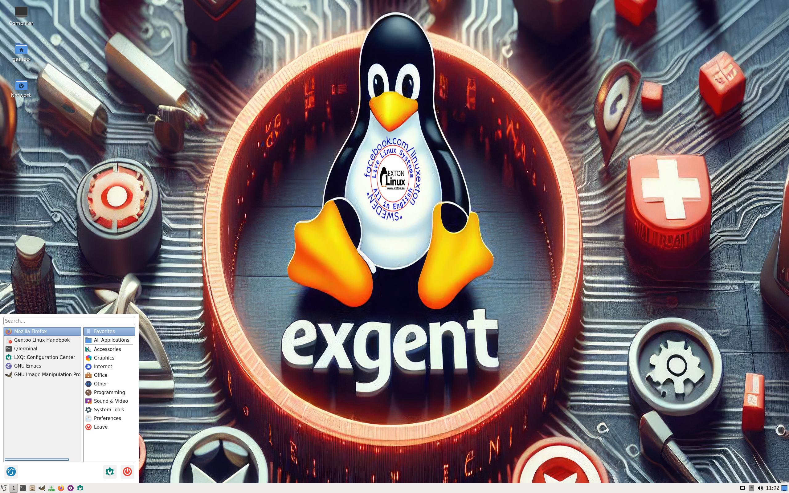 Exton desktop screenshot: 250126 exgent