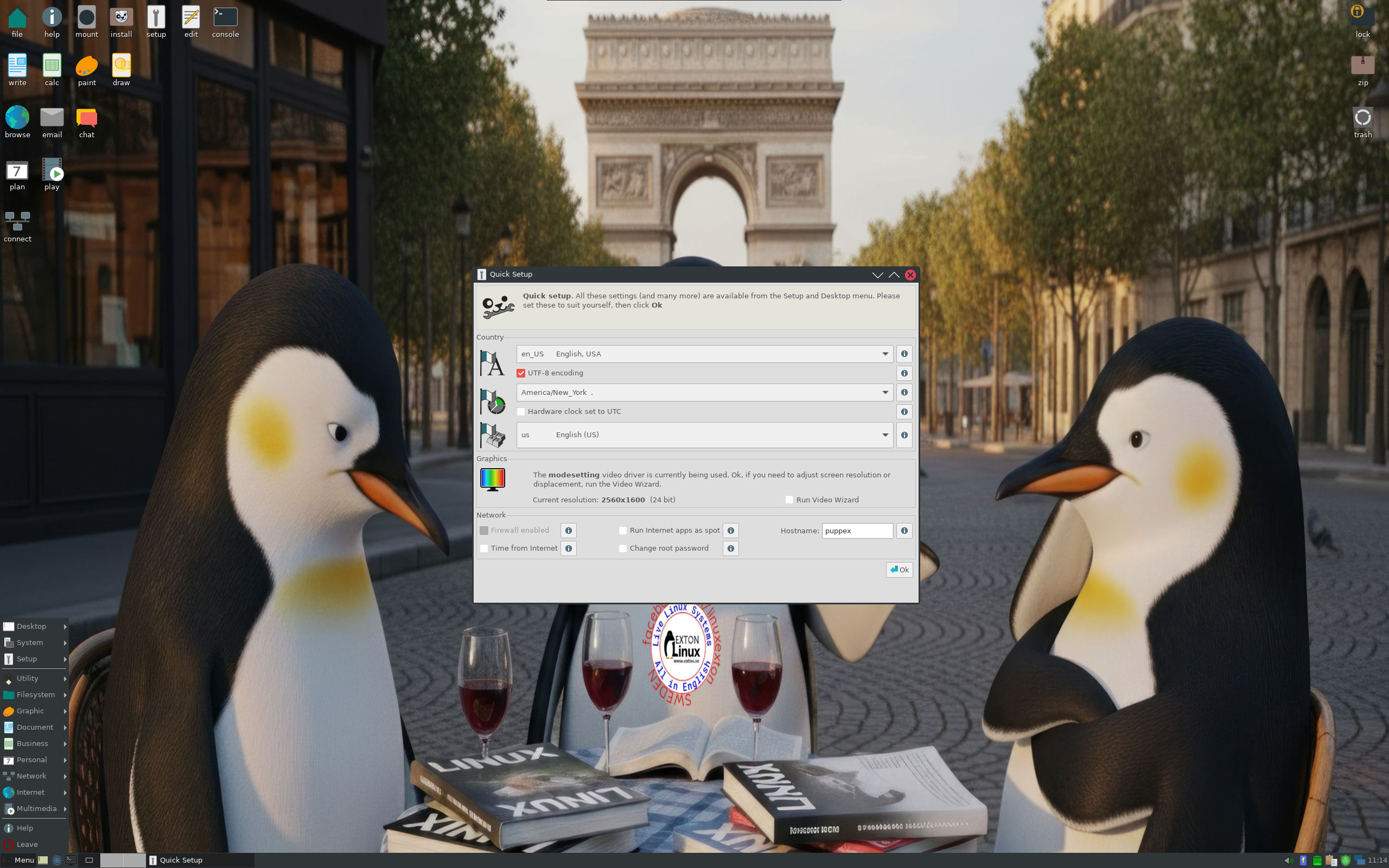 Exton desktop screenshot: 251008 puppex