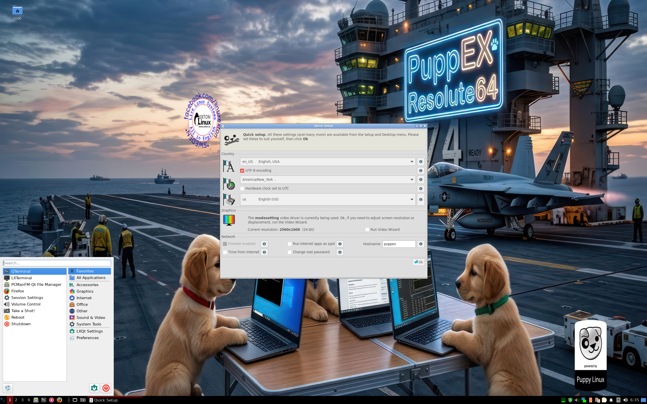Exton desktop screenshot: 260804 lxqt