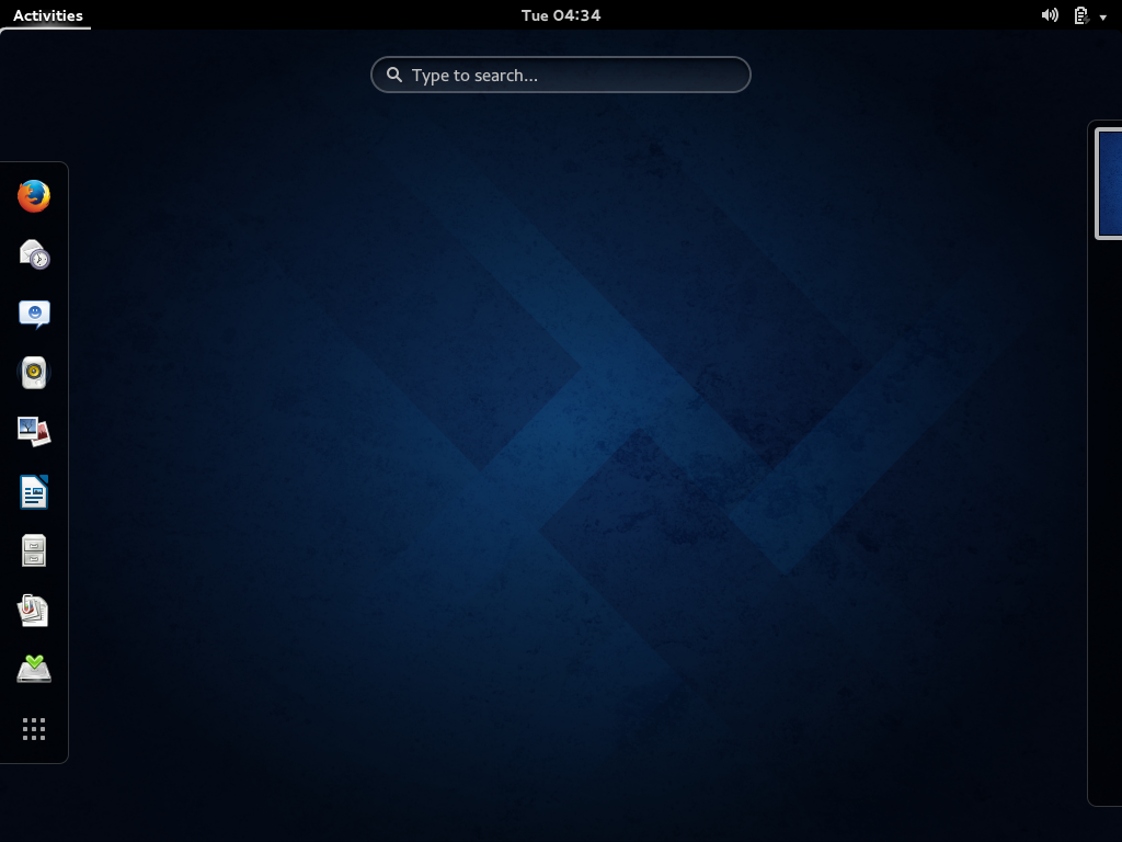 Fedora desktop screenshot: 20