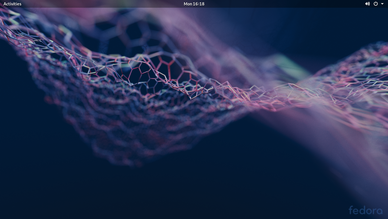 Fedora desktop screenshot: 29 gnome