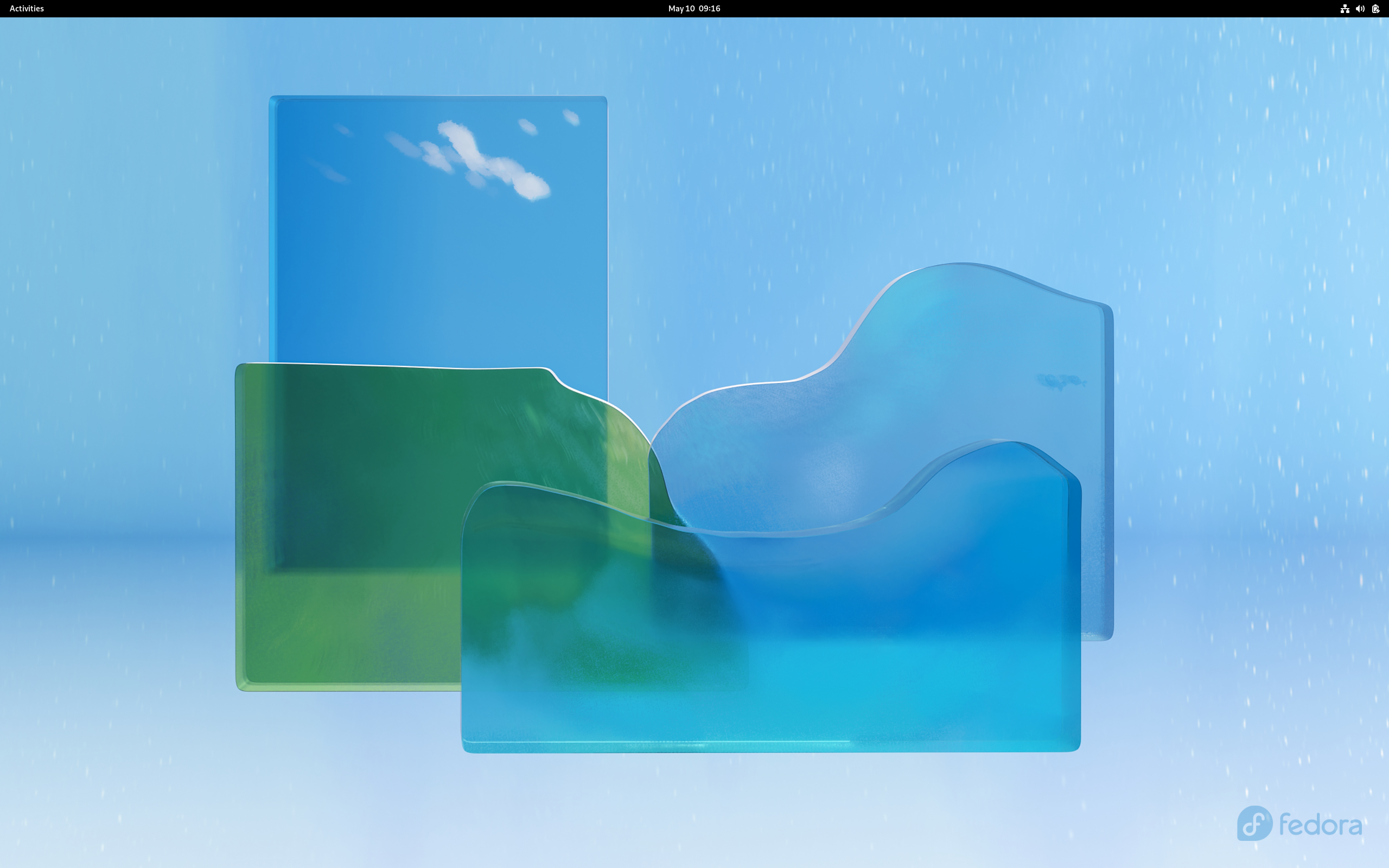 Fedora desktop screenshot: 36