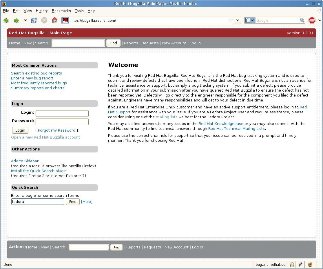 Fedora desktop screenshot: tracker