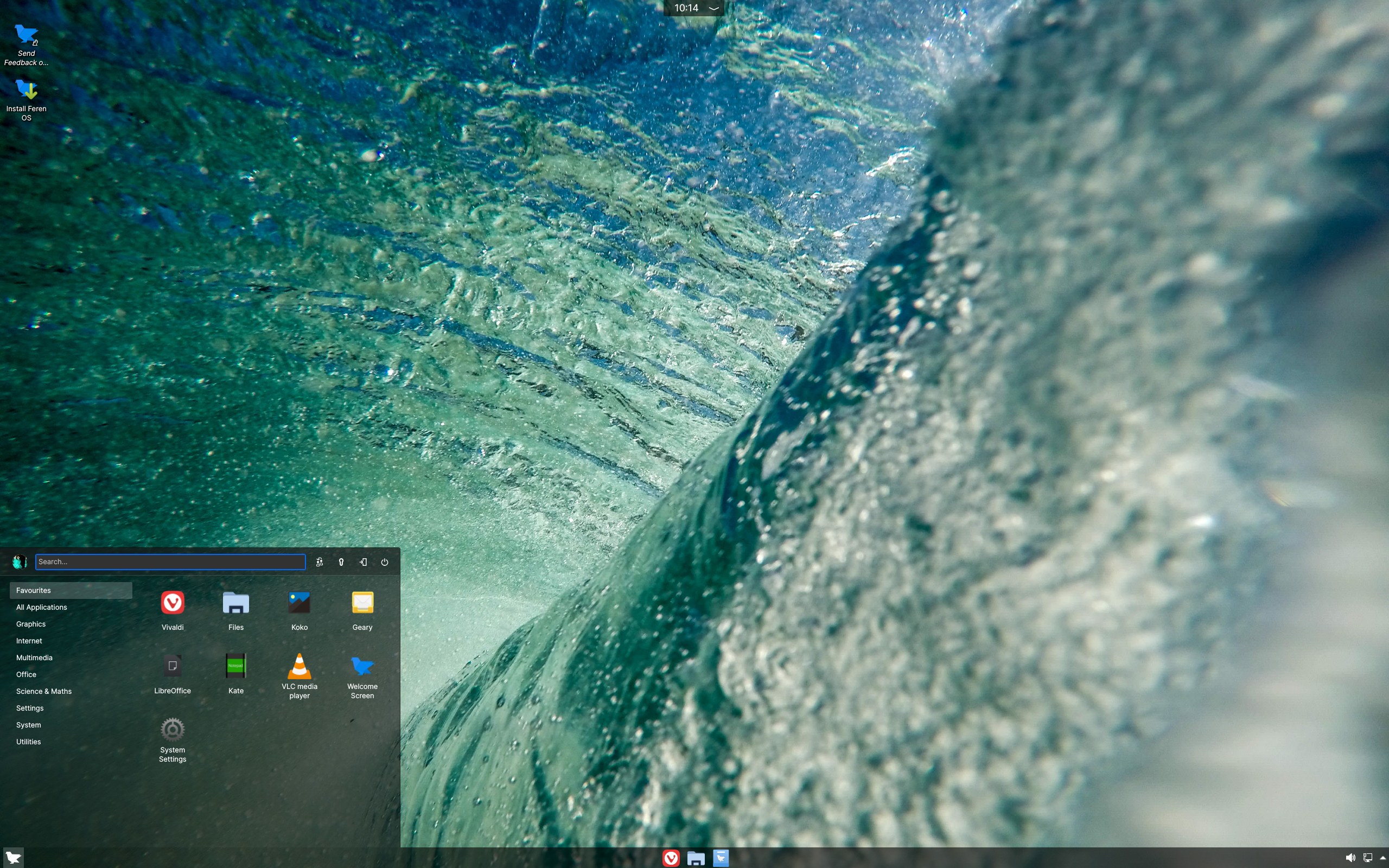 Feren desktop screenshot: 2021.07