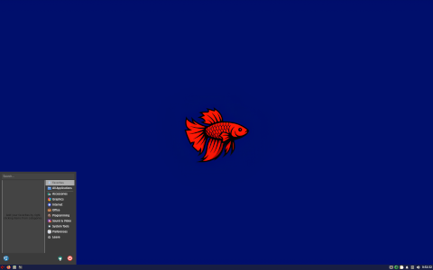 Fishy desktop screenshot: Distribution overview
