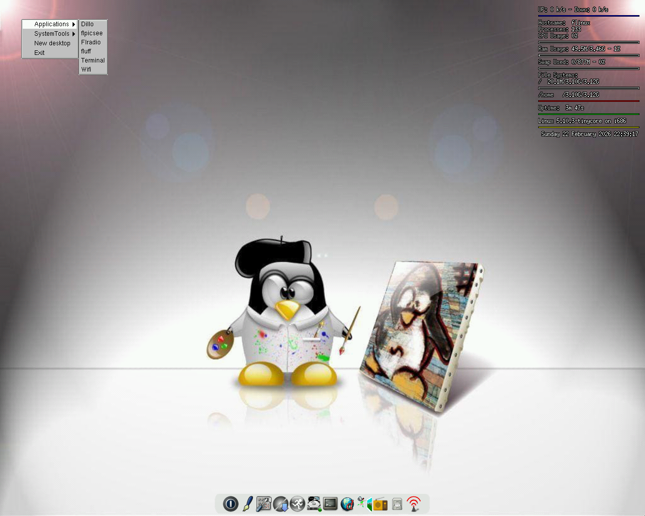 FLinux desktop screenshot: 17