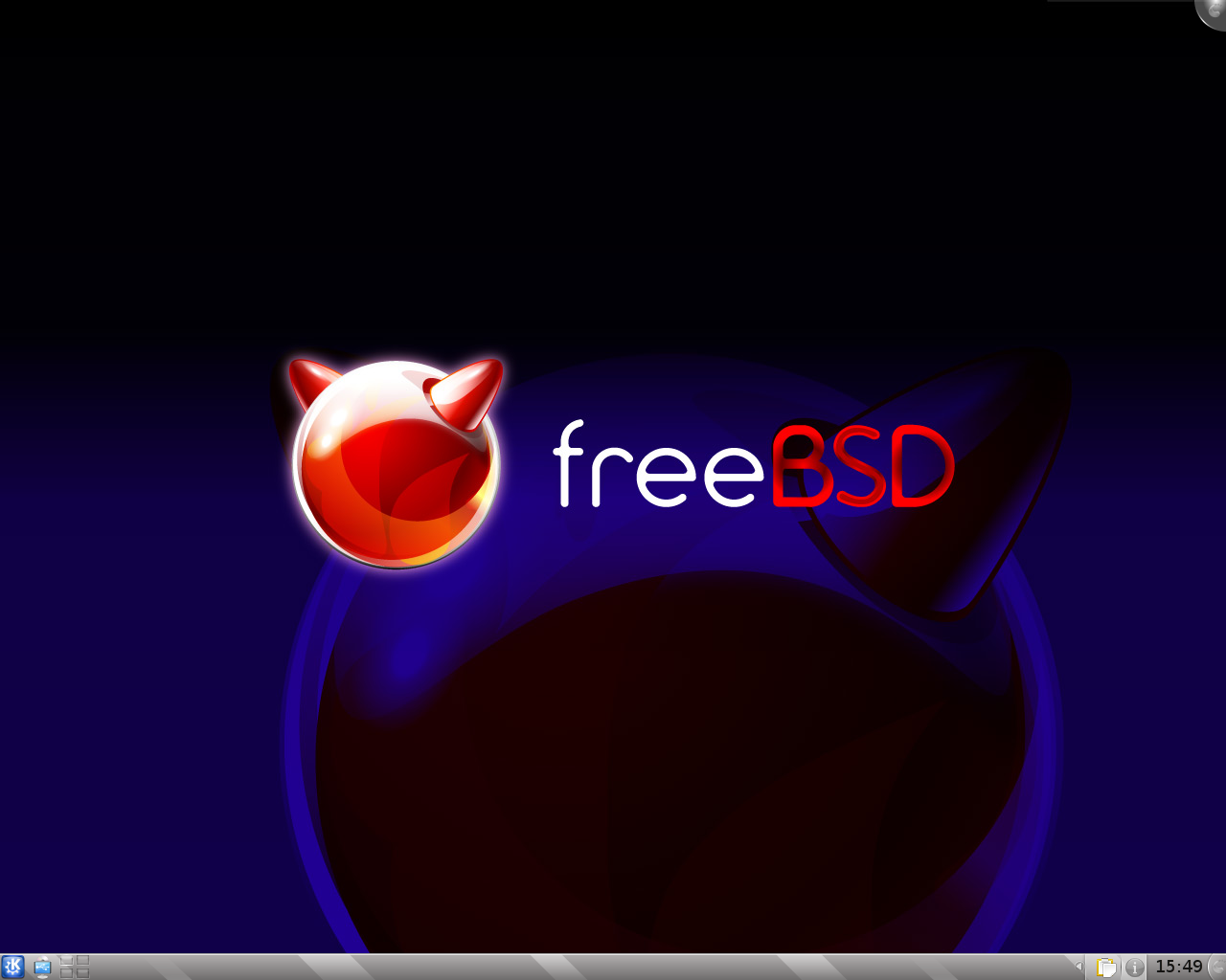 FreeBSD desktop screenshot: 8.0