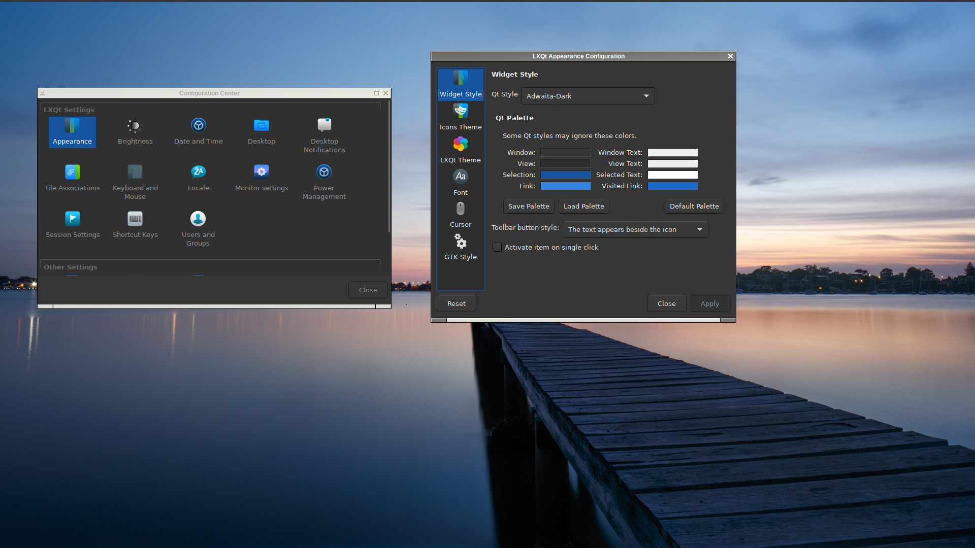 fu11m00n desktop screenshot: 2.64 settings