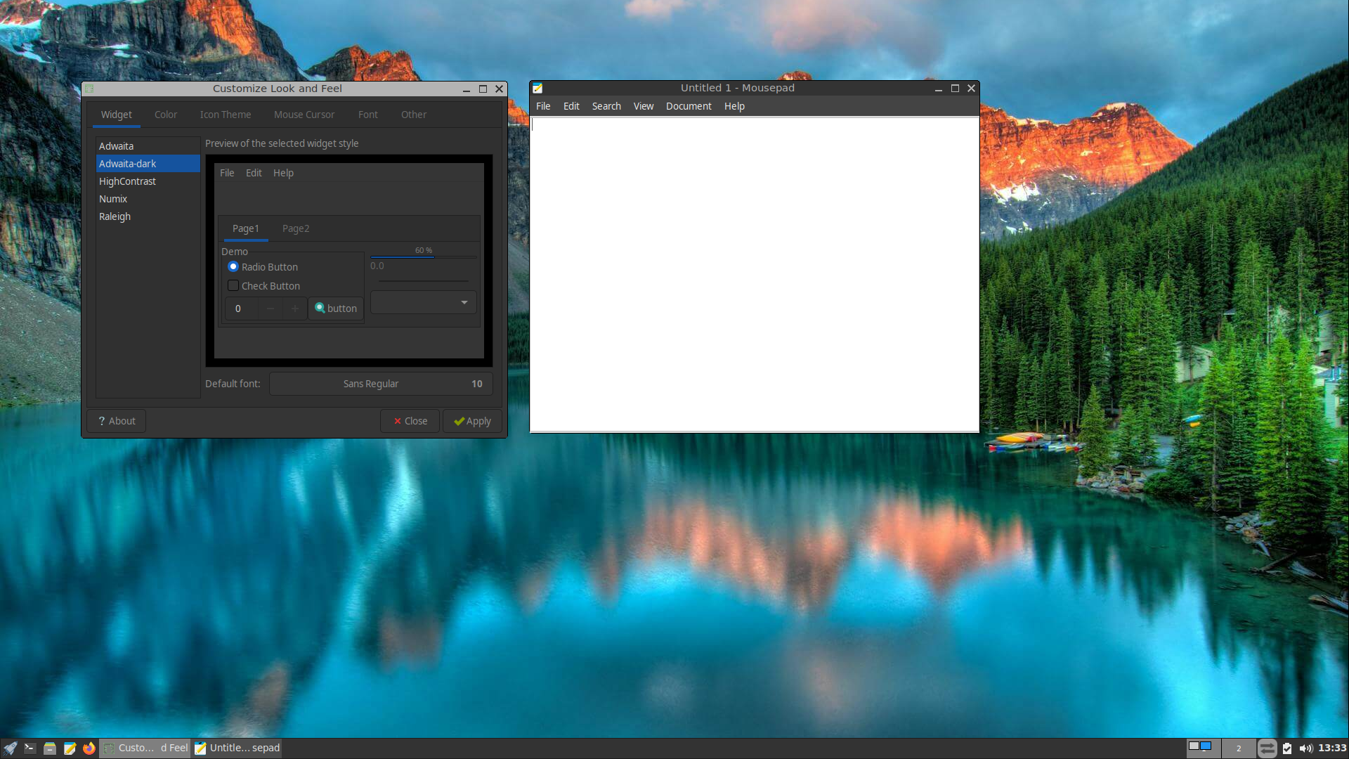 FunOS desktop screenshot: 24.04.1 theme