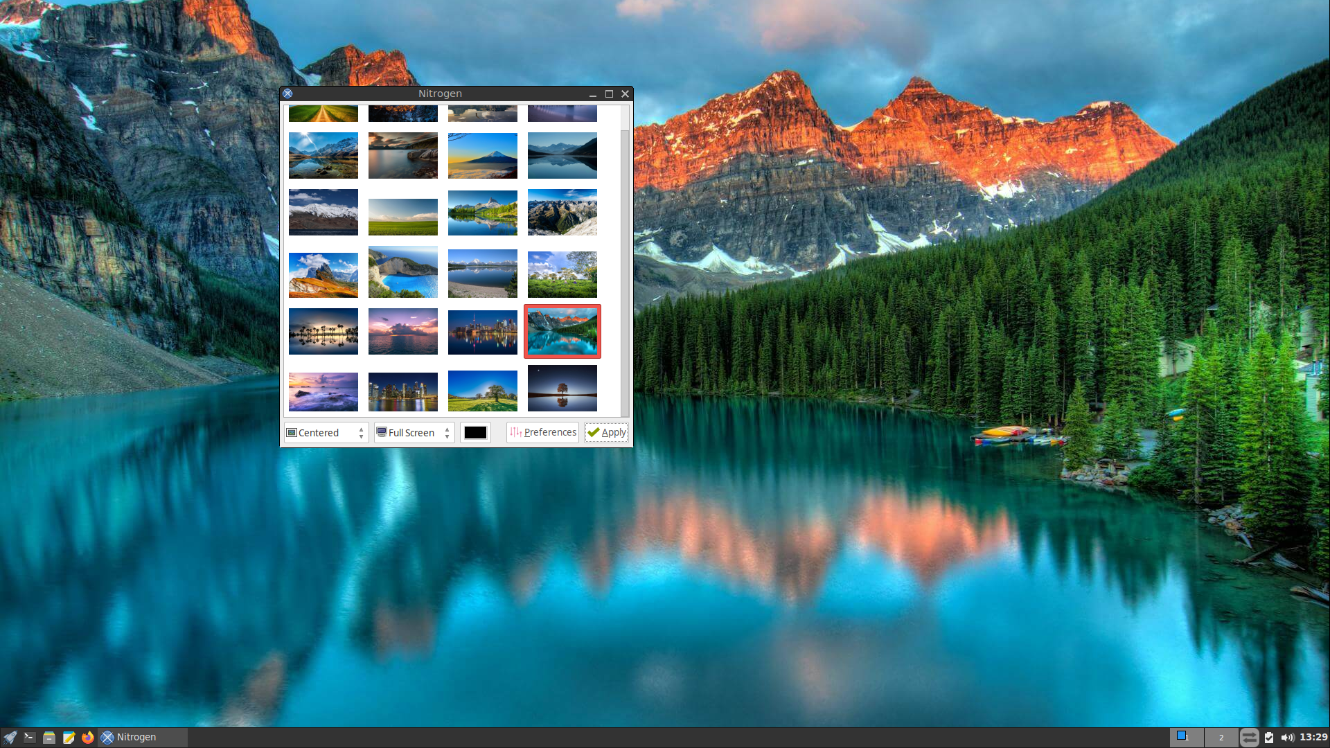 FunOS desktop screenshot: 24.04.1 wallpaper