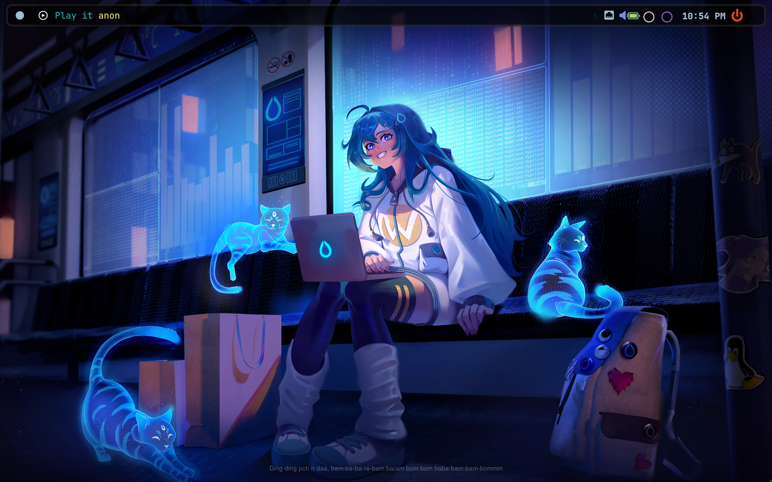 gabeeOSLinux desktop screenshot: 6.12.58