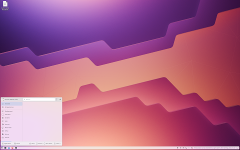 Gentoo desktop screenshot: Distribution overview