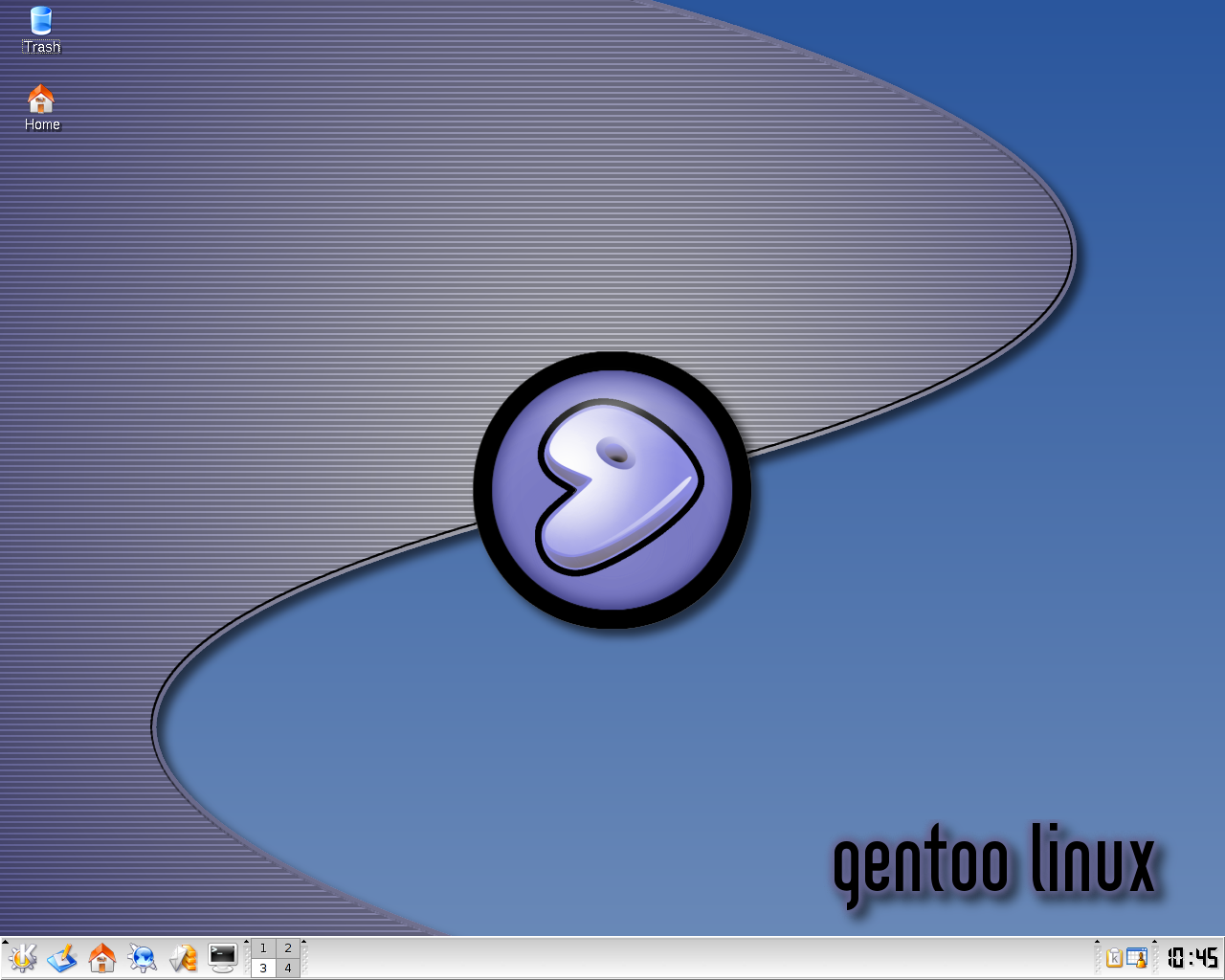 Gentoo desktop screenshot: 2005.0