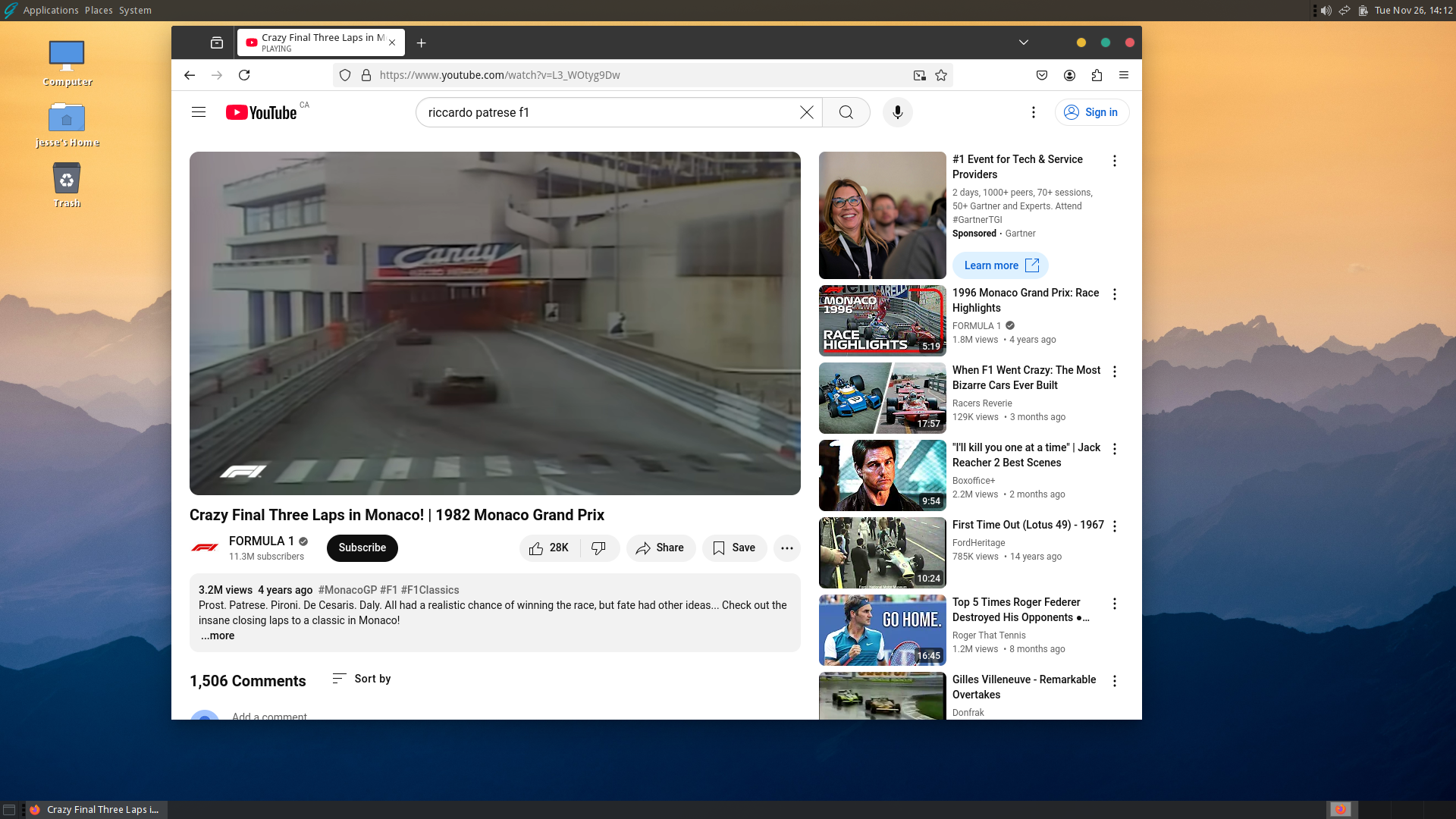 GhostBSD desktop screenshot: 24.10.1 firefox