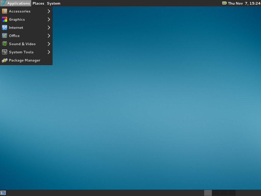 GhostBSD desktop screenshot: 3.5