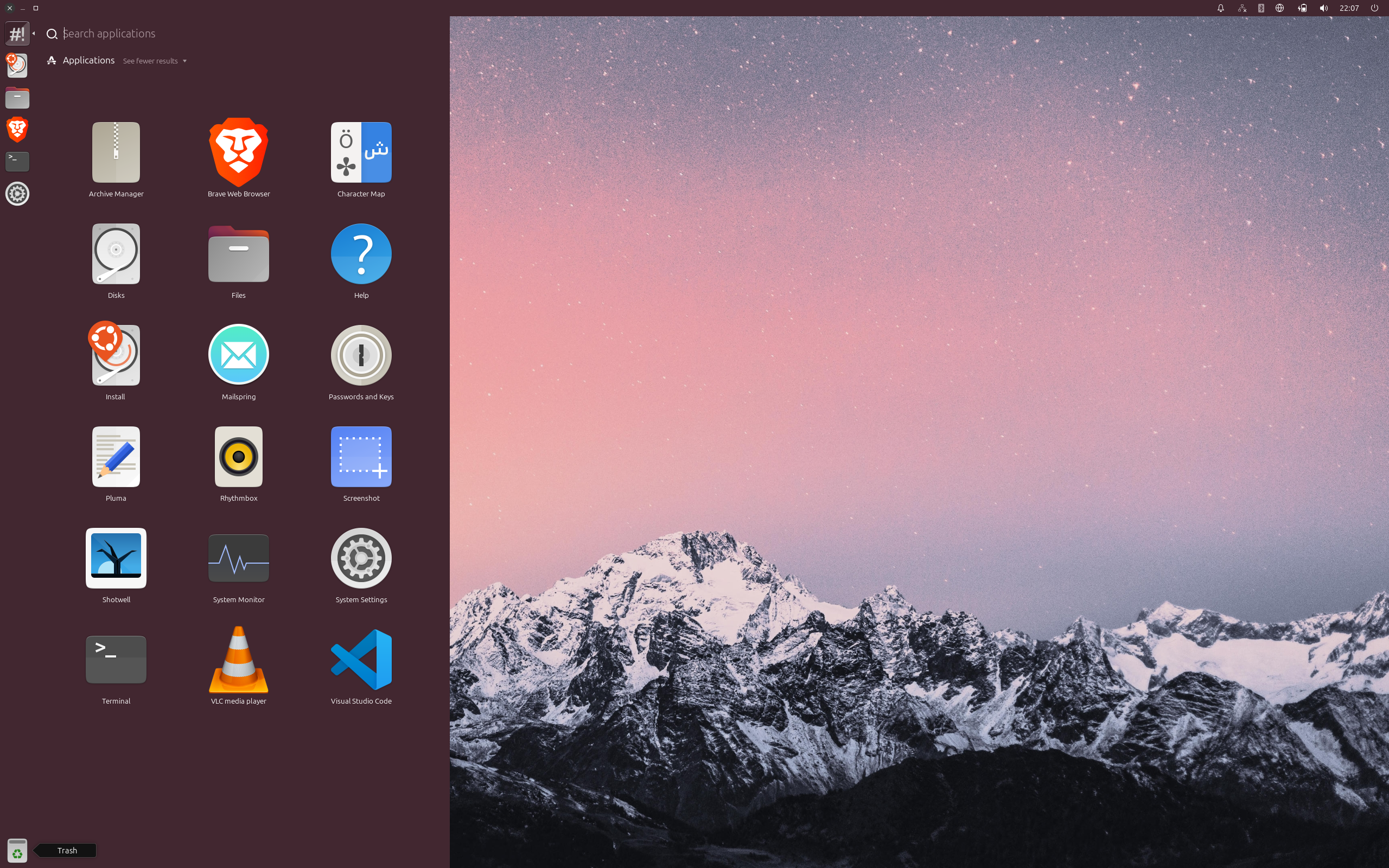 Glacia desktop screenshot: 2026 02 06