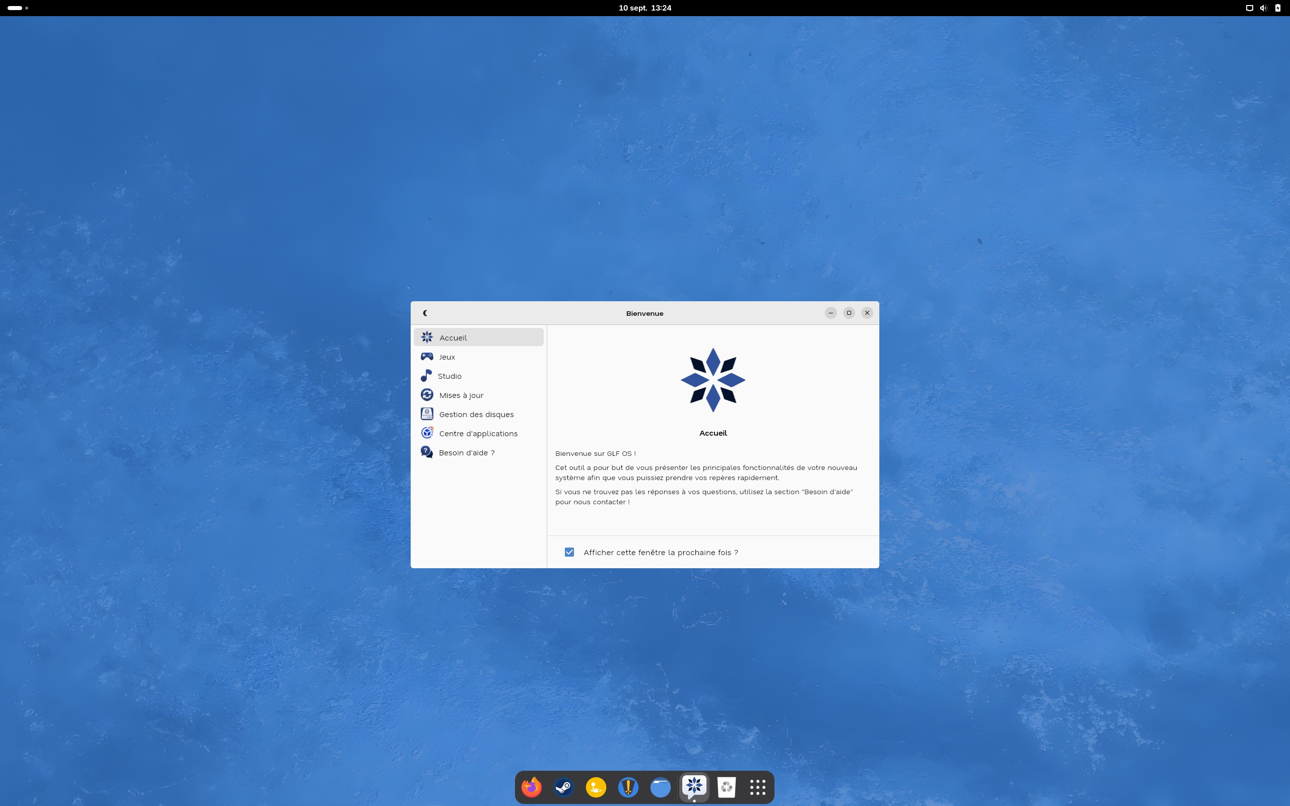GLF desktop screenshot: 25.05