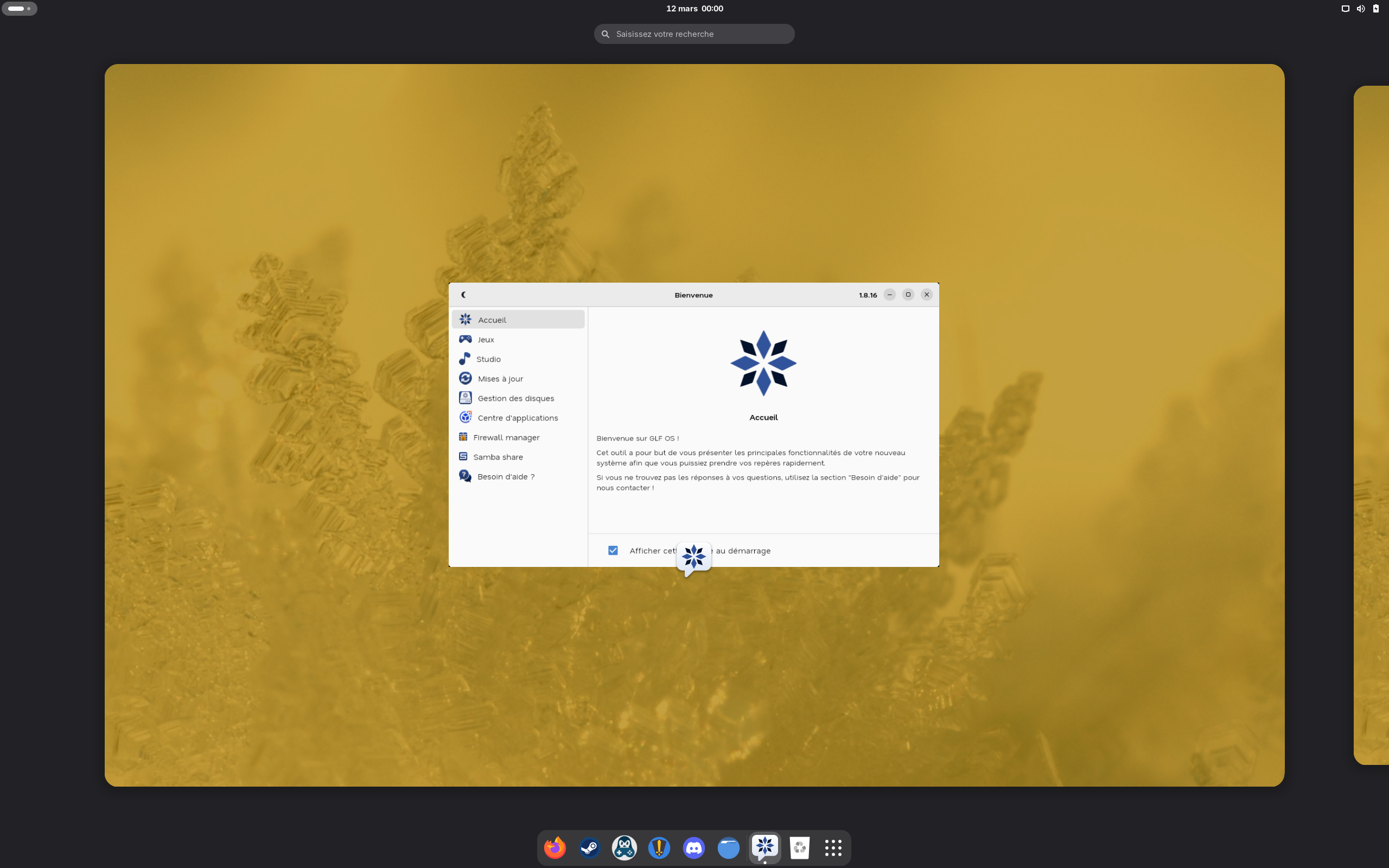 GLF desktop screenshot: 25.11