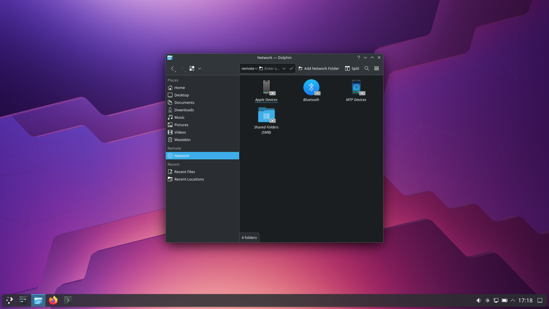 GLF desktop screenshot: omnislash dolphin